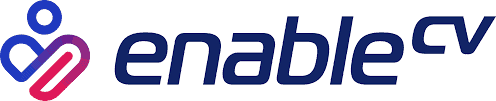Modern Enable logo with stylized icon and bold text on a white background.
